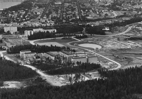 Umeå universitet campus 1966