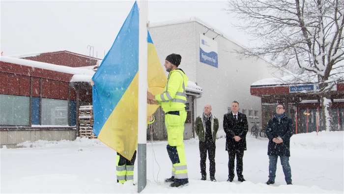 Ukrainska flaggan