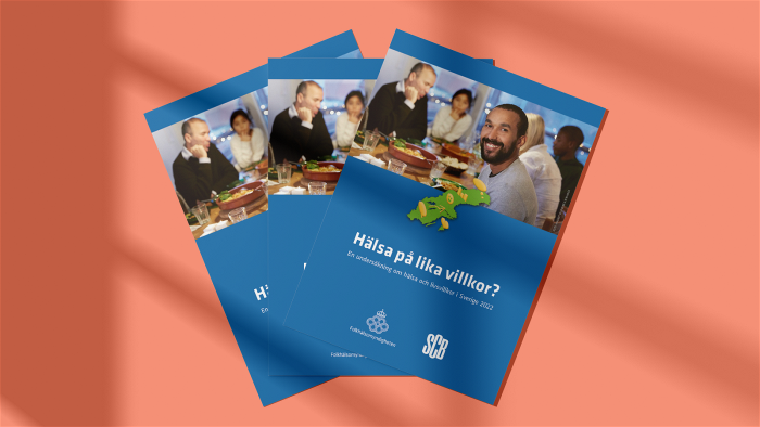 Enkäten Hälsa på lika villkor ligget på ett bord.