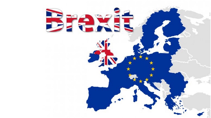 Karta Storbritanien EU Brexit