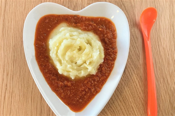 Köttfärssås med potatismos