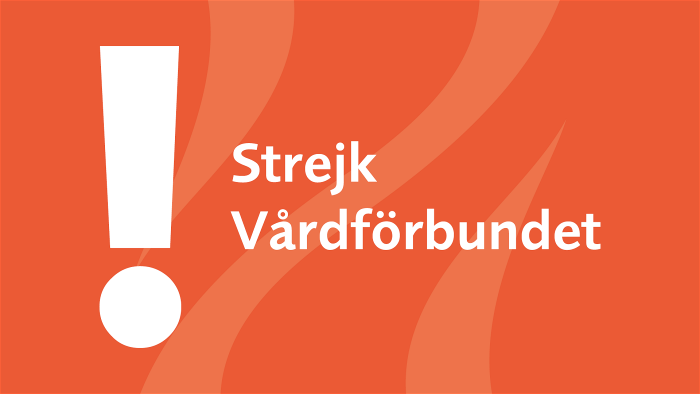 Strejk Vårdförbundet.